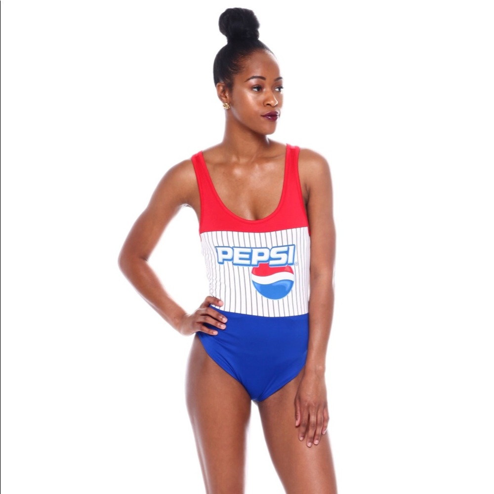 Pepsi Retro colorblock swimsuit